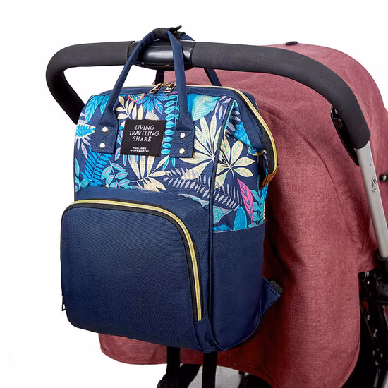 2023 Custom Canvas Mummy Maternity Nappy Baby Diaper Bag