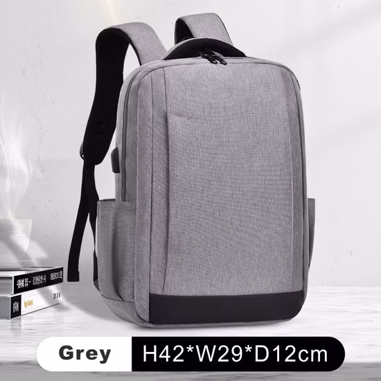 Custom Business Waterproof Laptop Bags School Travel USB Charging Men Smart Backpack